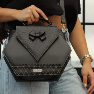 Bolso de Mano Pequeño Diamante Negro