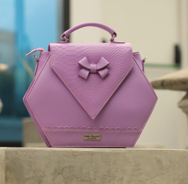 Bolso de Mano Pequeño Diamante Lila