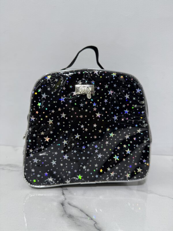 Lonchera Tradicional Negro Estrellas Plateadas - Imagen 2