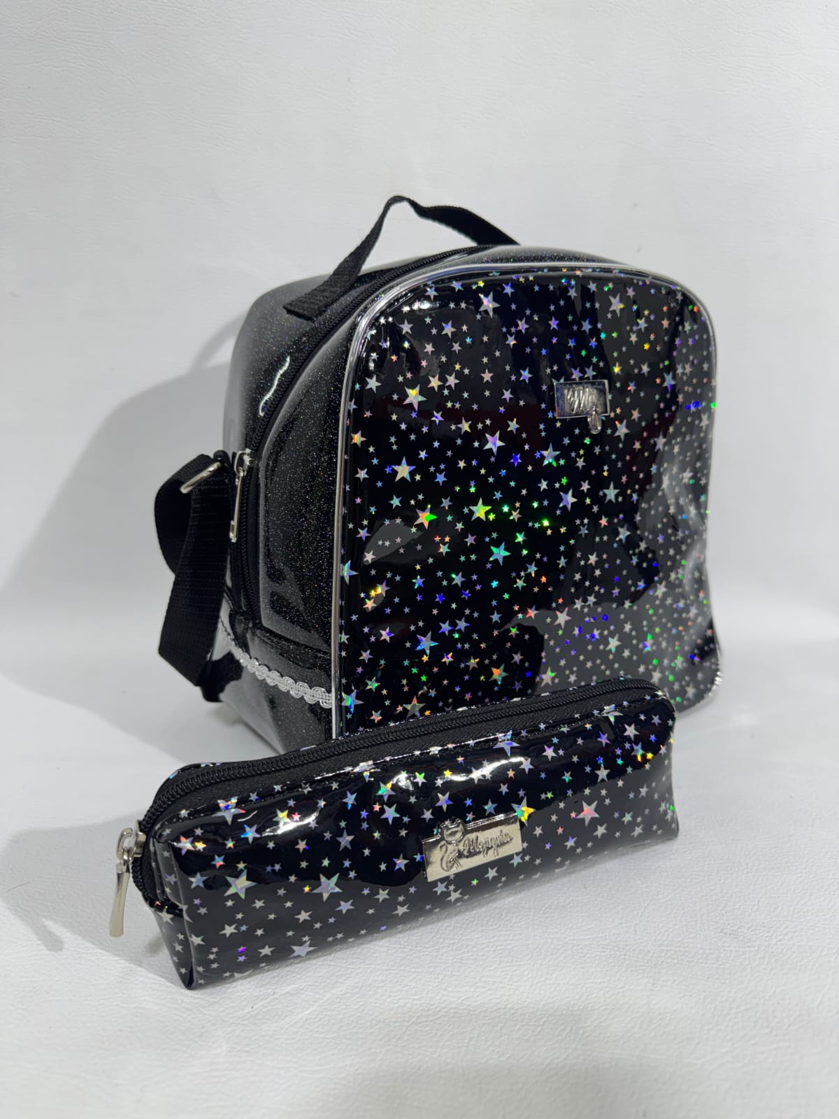 Lonchera Grande XL Estrellitas Plateada - Imagen 6