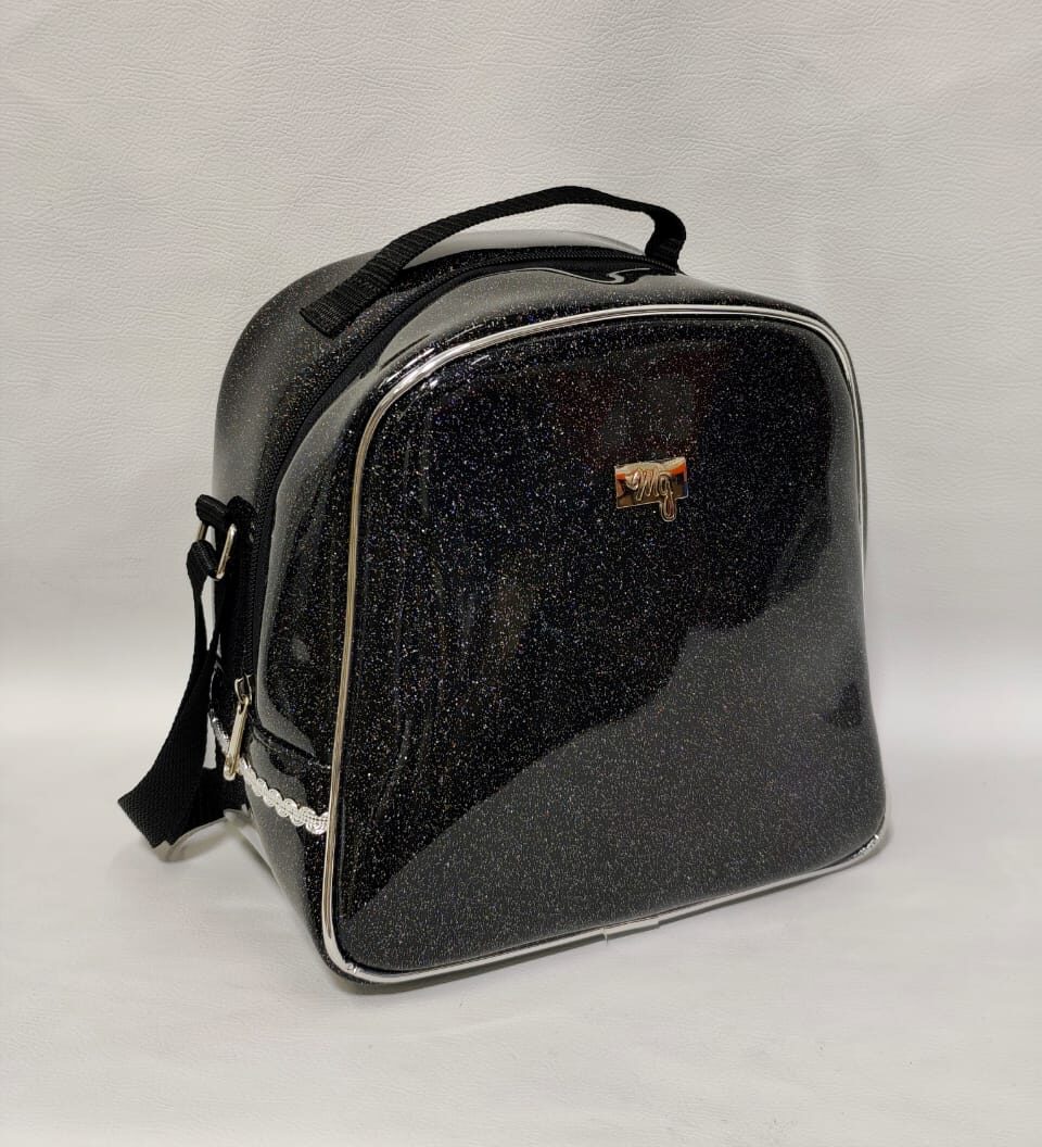 Lonchera Grande XL Negra Escarcha