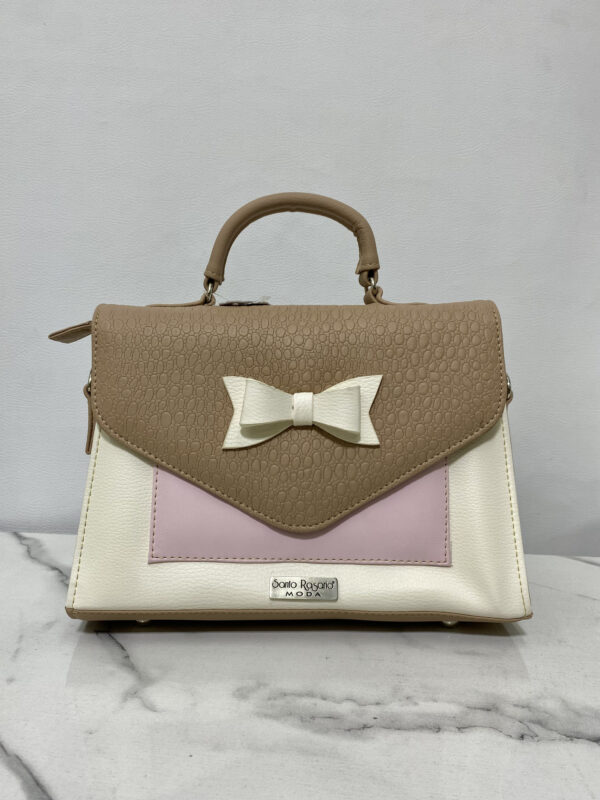 Bolso de Mano Pequeño Venecia Rosado Moño