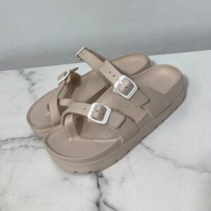 Sandalias Soket Beige Tres Tiras