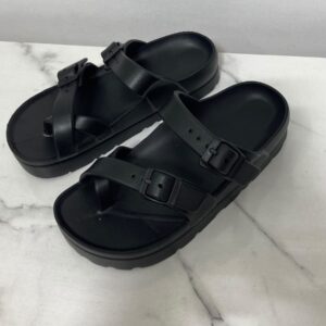 Sandalias Soket Negra Tres Tiras